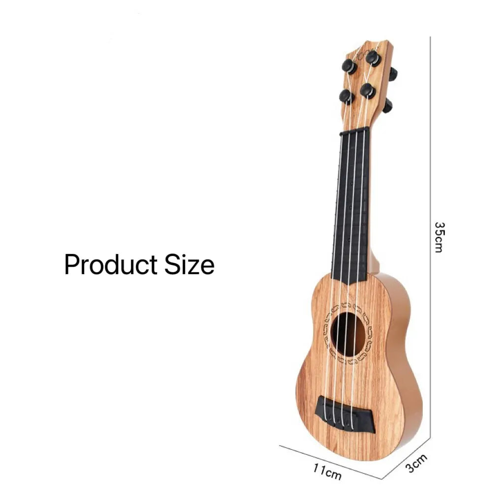 35cm Children Guitar Toy Can Be Used To Play Elementary Instruments With Paddles Simulating Yukrili Music Toys - THOOBO!