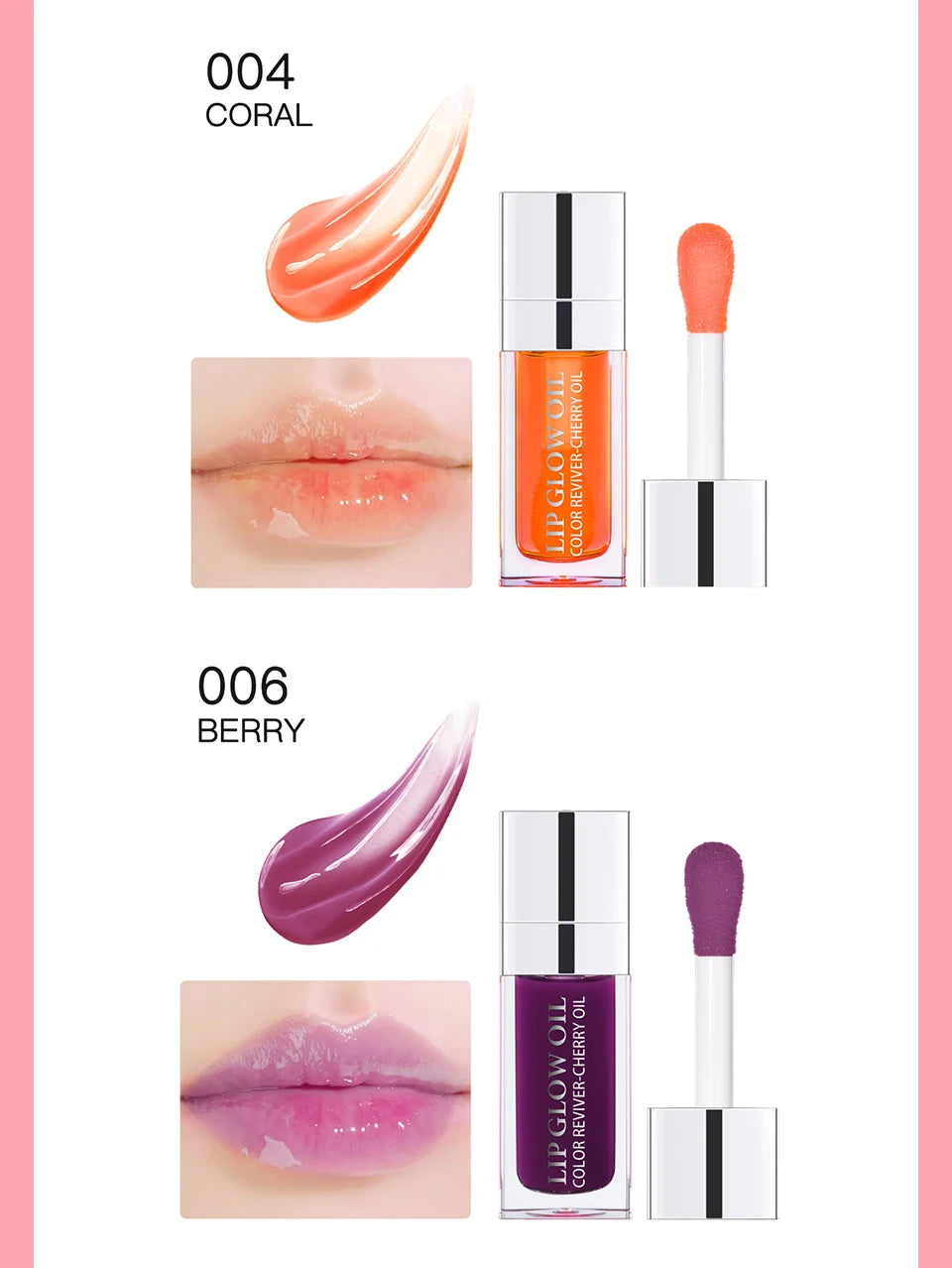 Moisturizing Lip Balm Original Lip Oil Gloss Care of the Lips Benetitnt for Lips Plumping Exfoliating Pink Plumping Gloss Oil - THOOBO!