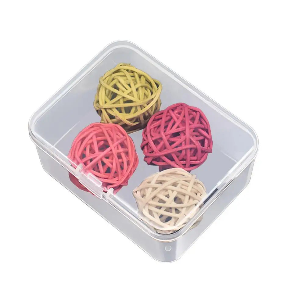 “Tiny Tidy Hero” Clear Mini Storage Box – Snap-Lid Organizer for Life’s Little Chaos