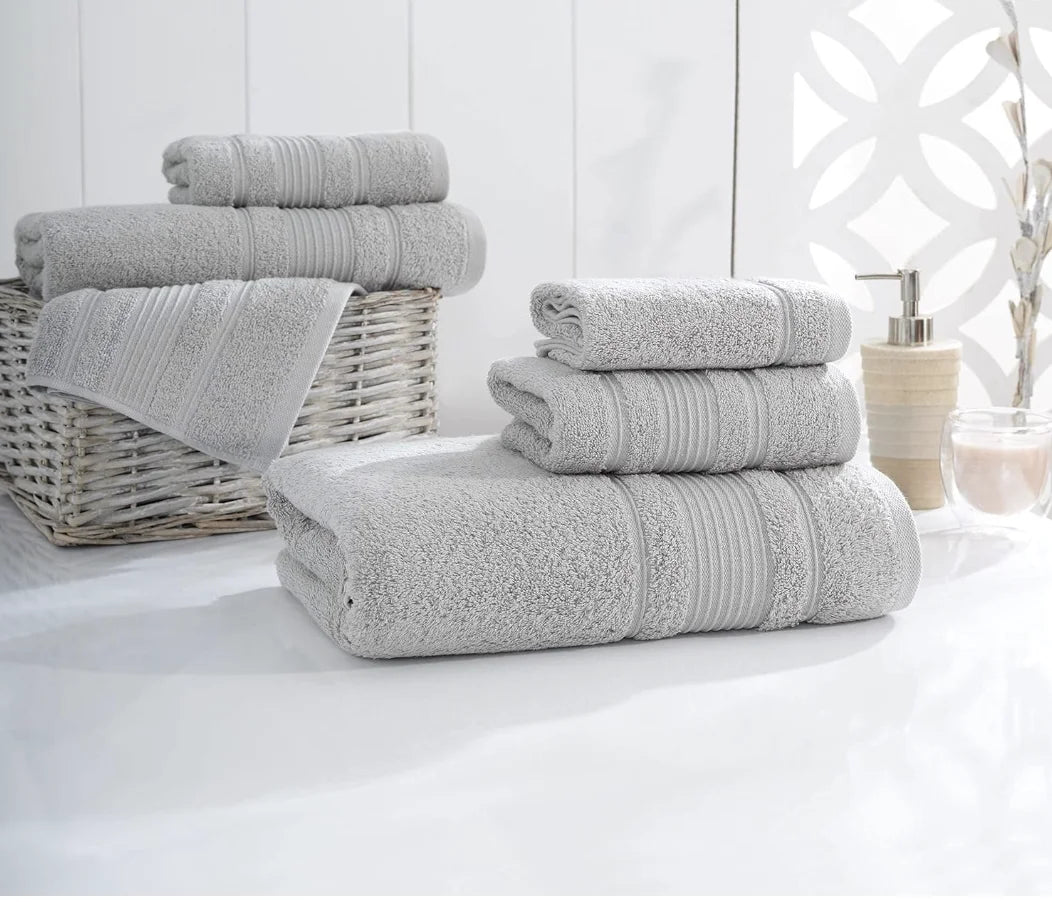 4-Piece 100% Turkish Cotton Washcloth Set – Hotel-Soft, Quick-Dry & Pure Bathroom Happiness