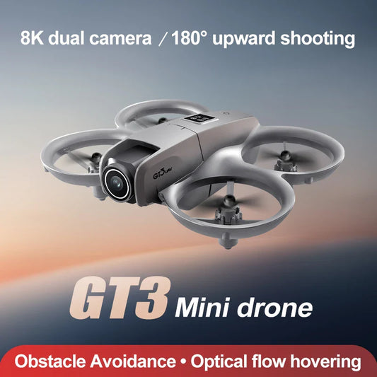 2025 GT3 RC Drone 8K 5G HD Dual Camera Quadcopter with Obstacle Avoidance
