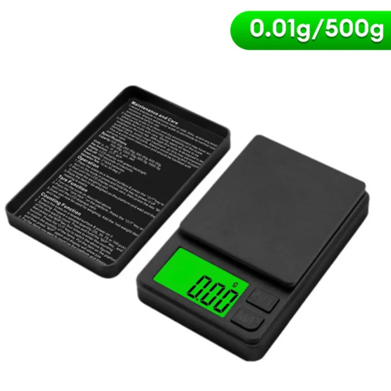 MicroMaster 1000 – Pocket Precision Scale for Food, Jewelry, Powders & Travel Weigh-Ins (0.1g Accuracy, 1000g Max)