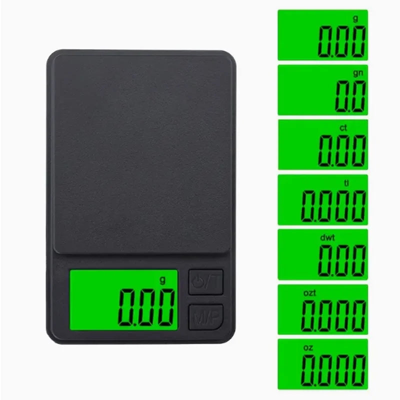 MicroMaster 1000 – Pocket Precision Scale for Food, Jewelry, Powders & Travel Weigh-Ins (0.1g Accuracy, 1000g Max)