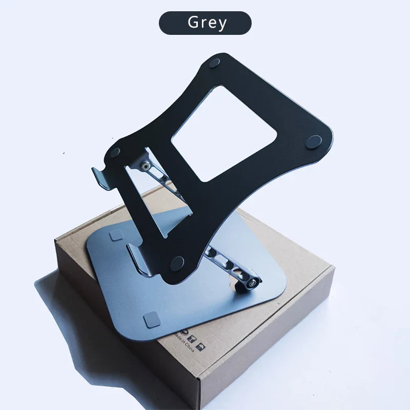 Tablet Stand Adjustable Aluminum Alloy Laptop Tablet up to 17 "Laptop Portable Folding Stand Cooling Stand Support