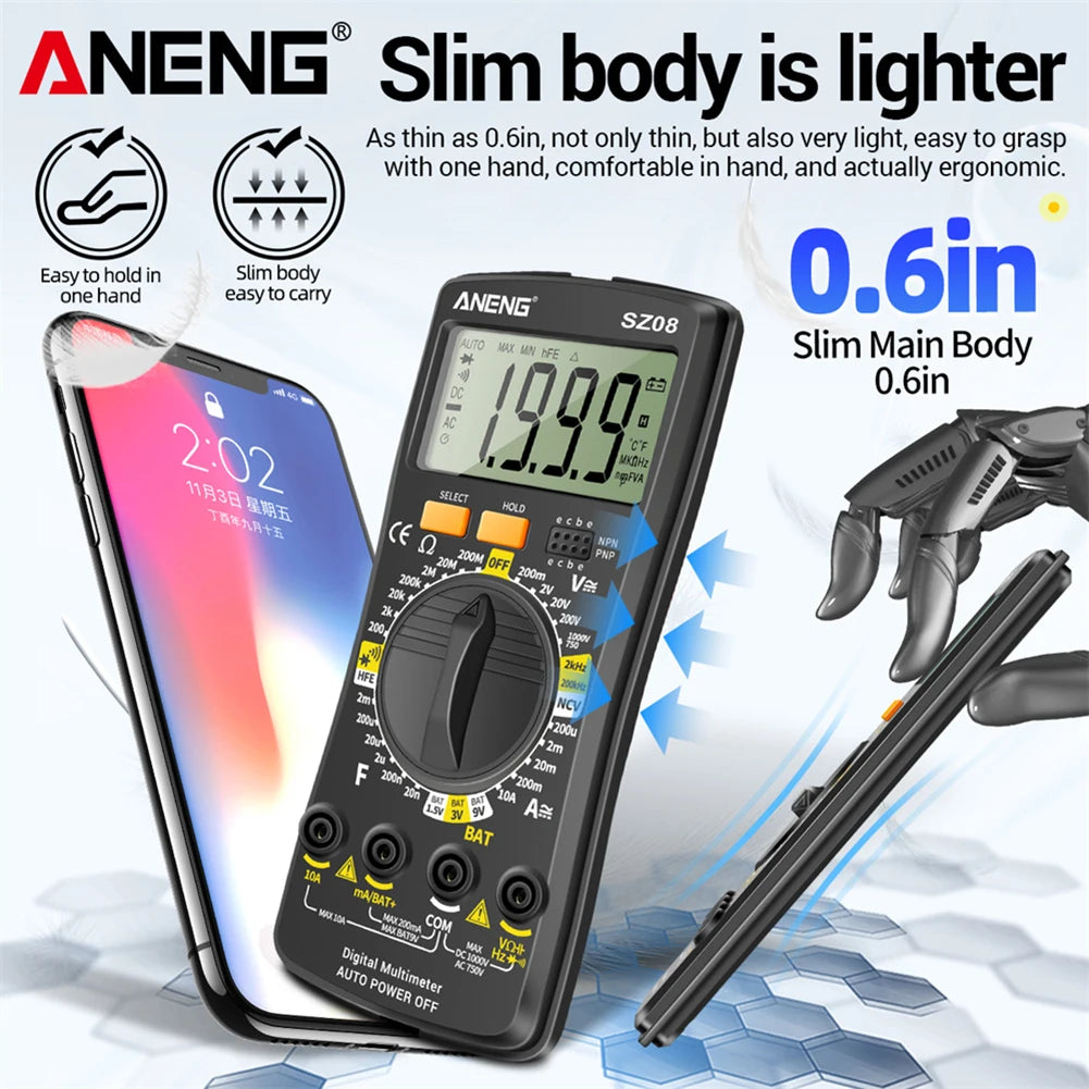 ZapSnap Multimeter 2000 – Pocket-Sized Precision for Voltage, Current, Capacitance & OMG Moments