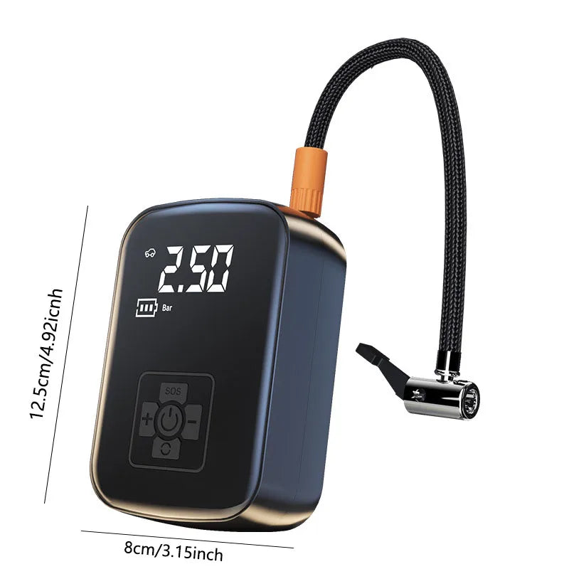 “Pump Commander Pro” Wireless Electric Air Compressor – Inflate Anything, Anywhere, Anytime