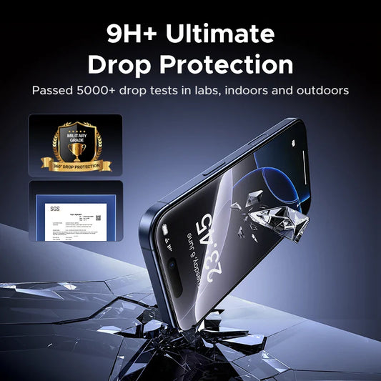 UGREEN 1/2pcs Dust-free Screen Protector For iPhone 17 Pro Max Tempered Glass For iPhone 17 Pro Screen Protectors 17Pro Air Film