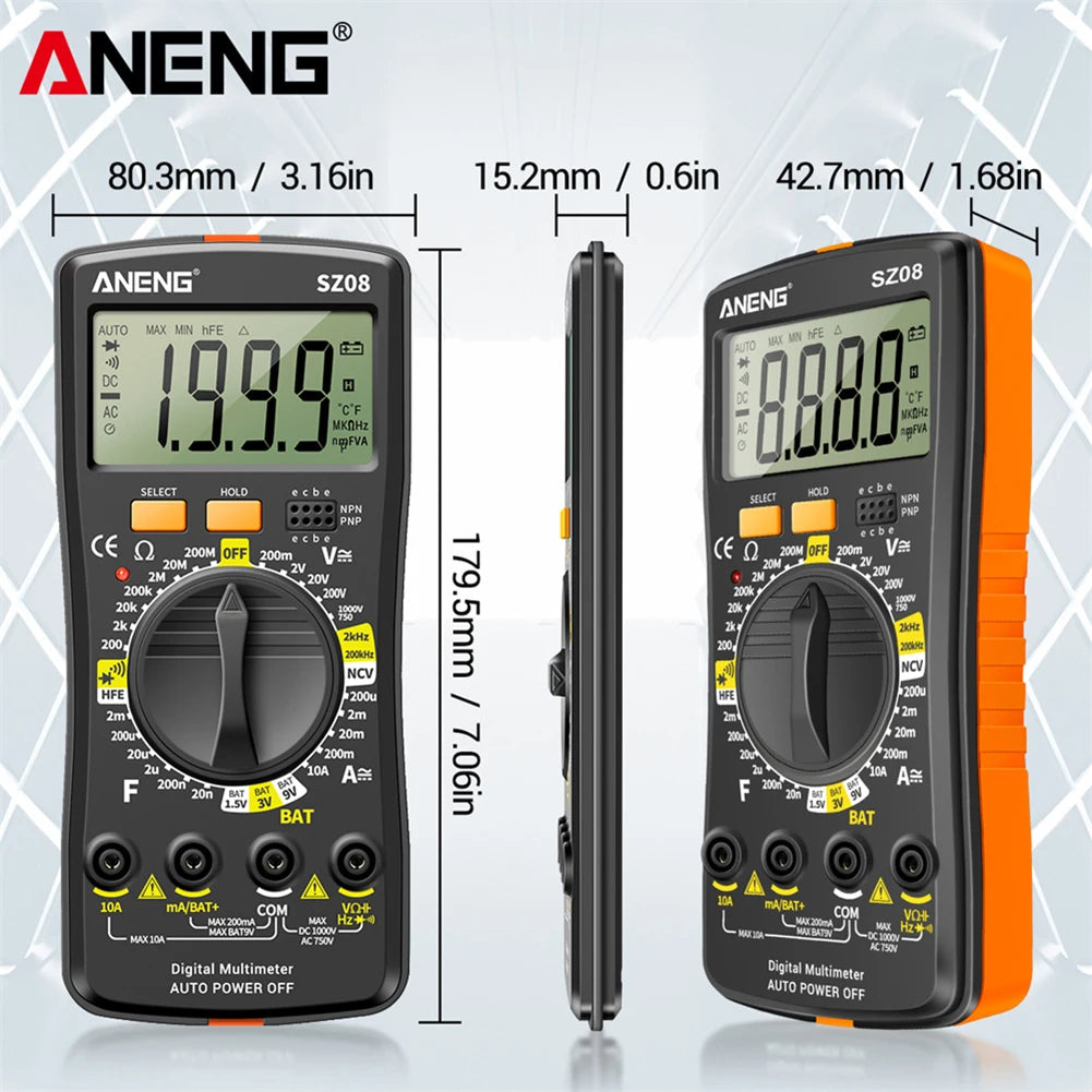 ZapSnap Multimeter 2000 – Pocket-Sized Precision for Voltage, Current, Capacitance & OMG Moments