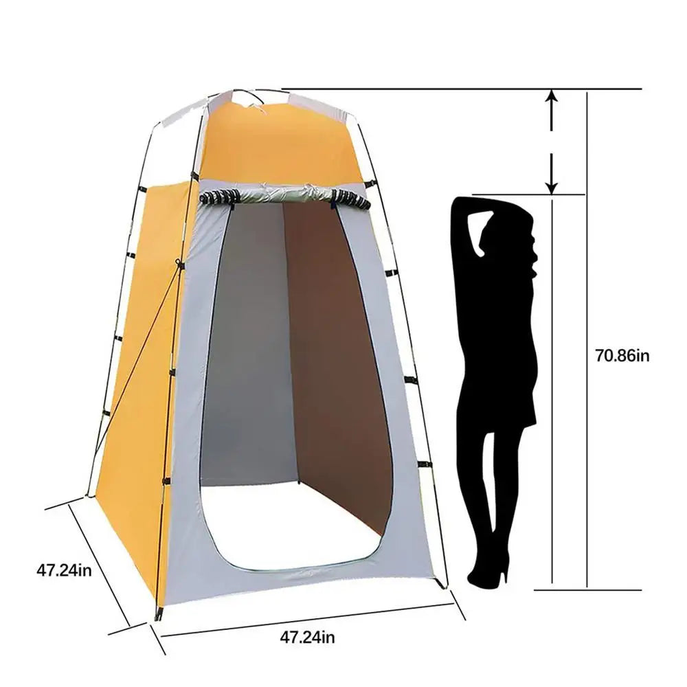 The Pop-Up Pee-Q: Insta-Privacy Outdoor Tent for Showers, Toilets & Quick Changes – Sun-Safe, Camp-Ready & Fast-Pitch Fun