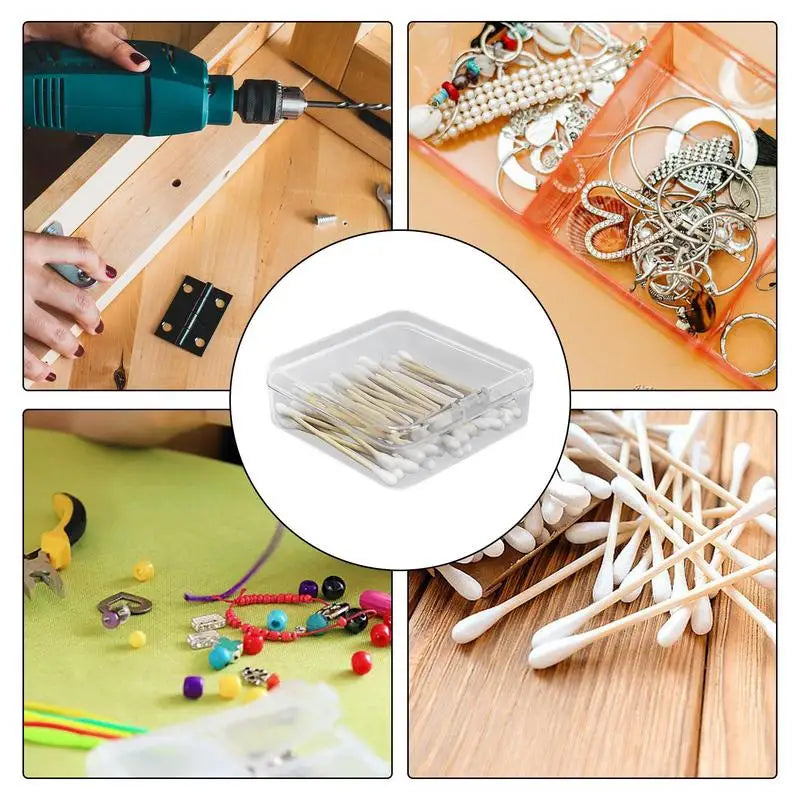 “Tiny Tidy Hero” Clear Mini Storage Box – Snap-Lid Organizer for Life’s Little Chaos