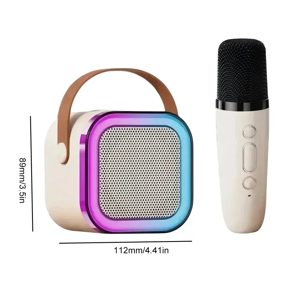 K12 BeatBox Portable Bluetooth Karaoke System – Family Party Speaker with Wireless Mic Fun for Kids & Grownups - THOOBO!