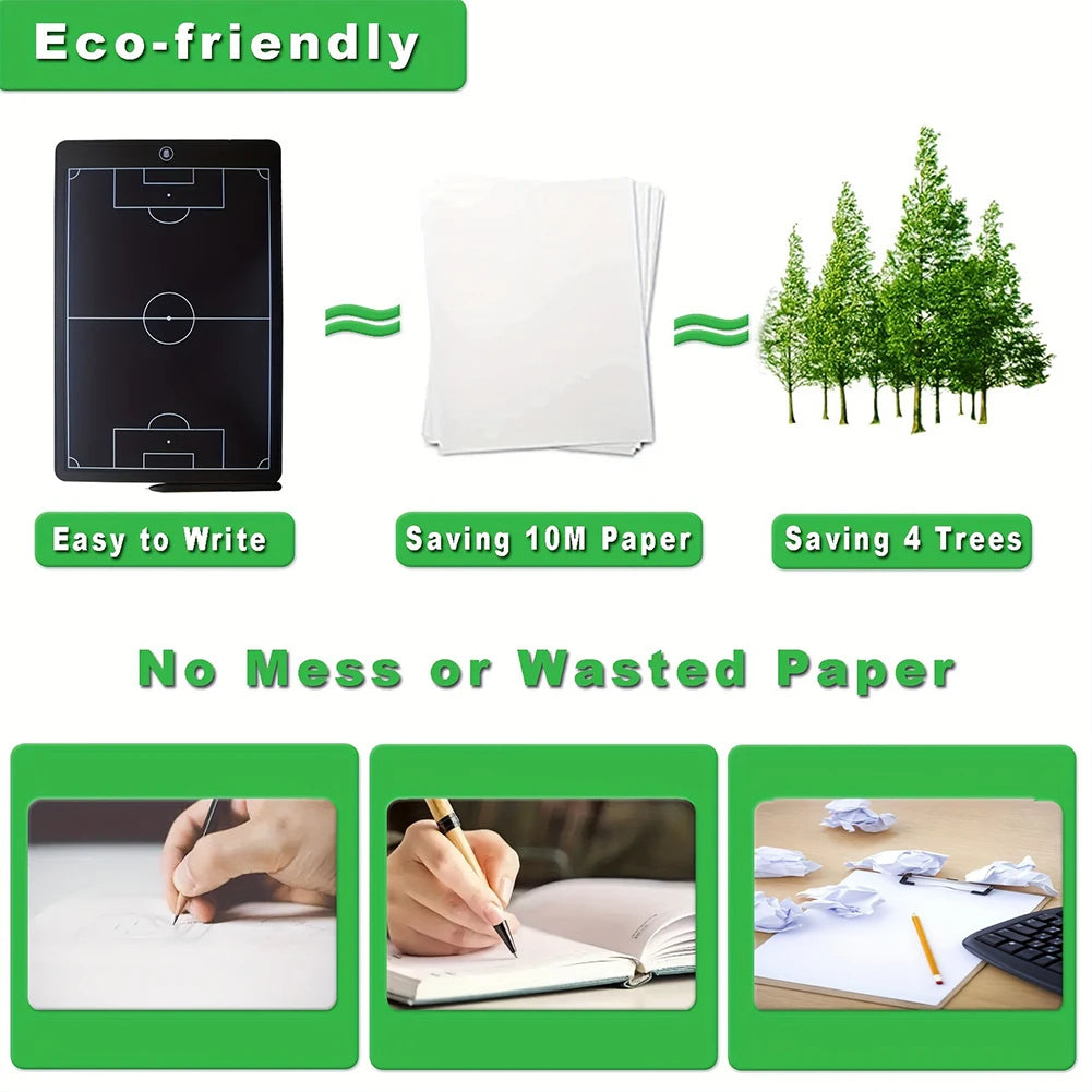 Game Plan Genius: 16'' LCD Soccer Strategy Board for Coaches Who Mean Business
