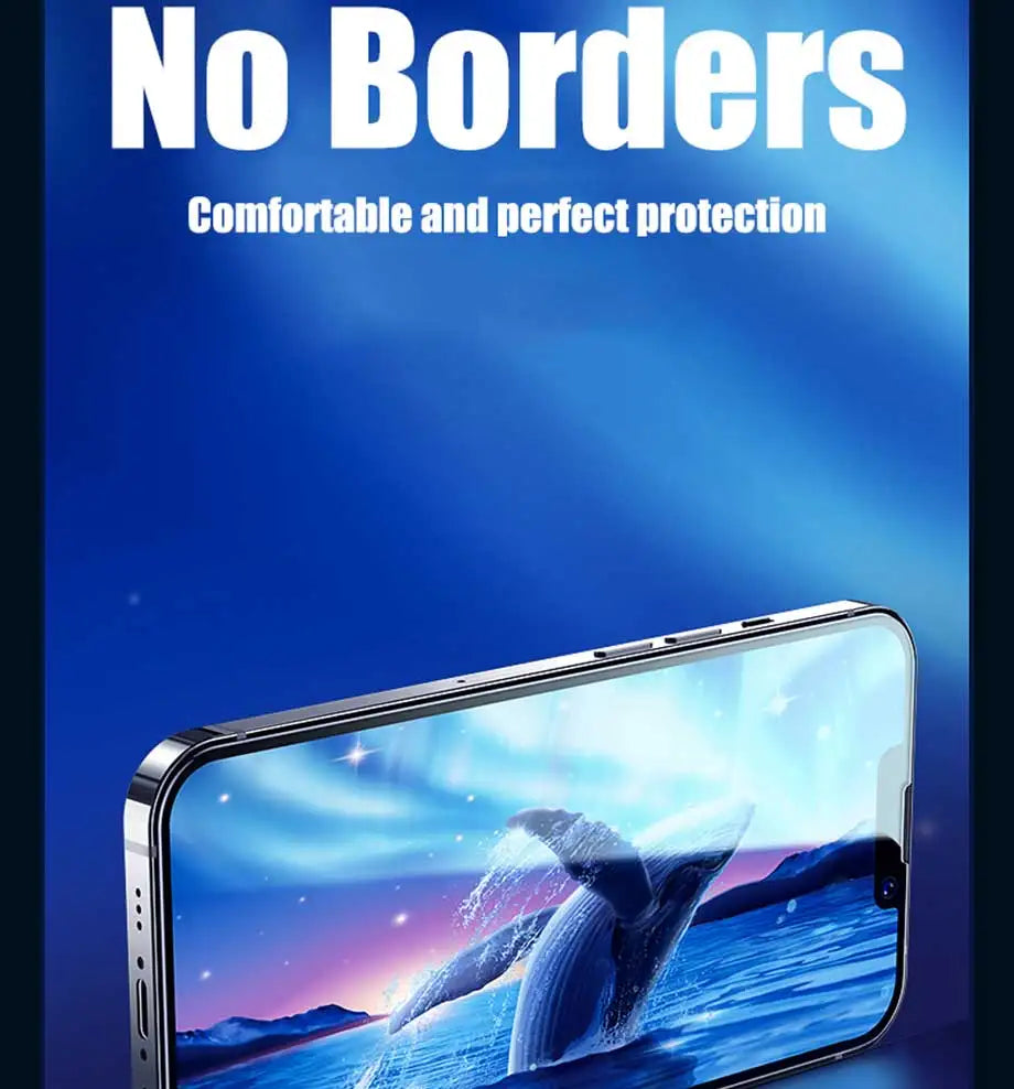 4PCS Tempered Glass for iPhone 11 12 13 14 15 Pro XR X XS Max Screen Protector on for iPhone 12 13 Mini 7 8 6 Plus SE Glass - THOOBO!