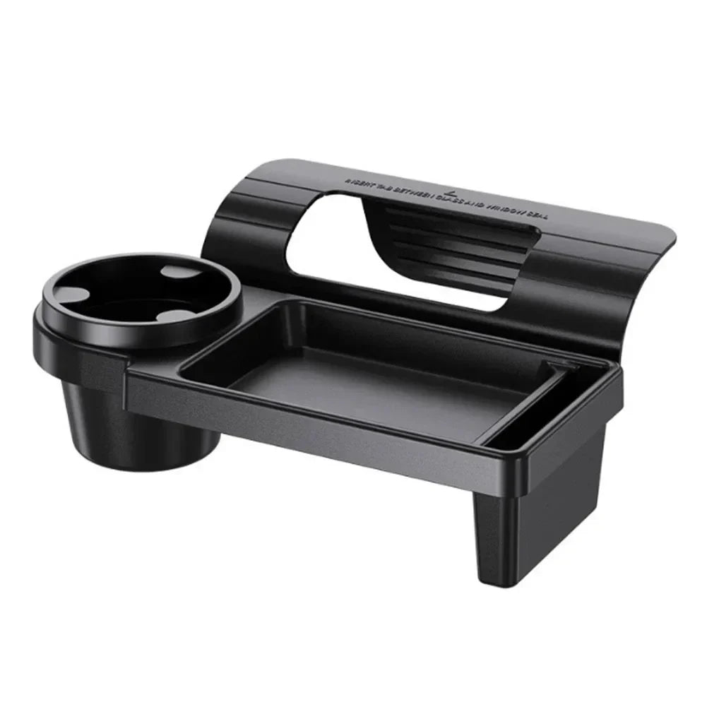 Multifunctional Car Organizer Box Side Door Window Storage Pocket Hanging Storage Rack with Cup HolderAuto Interior Accessories