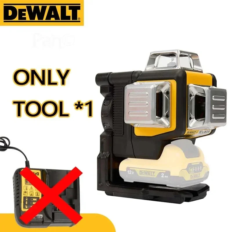 DEWALT DW089LG 360° Green Beam Laser Beast – Precision Leveling on All Sides with Built-In Battery Power