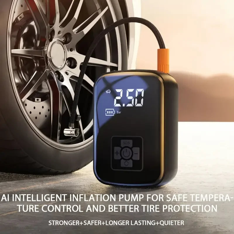 “Pump Commander Pro” Wireless Electric Air Compressor – Inflate Anything, Anywhere, Anytime