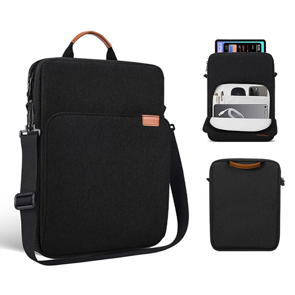 Tablet Bag For iPad Pro 12.9 iPad Air 11 13 2024 Pouch Case For iPad 7 8 9 10th Generation Air 5 4 3 Portable Sleeve Tablet Bag