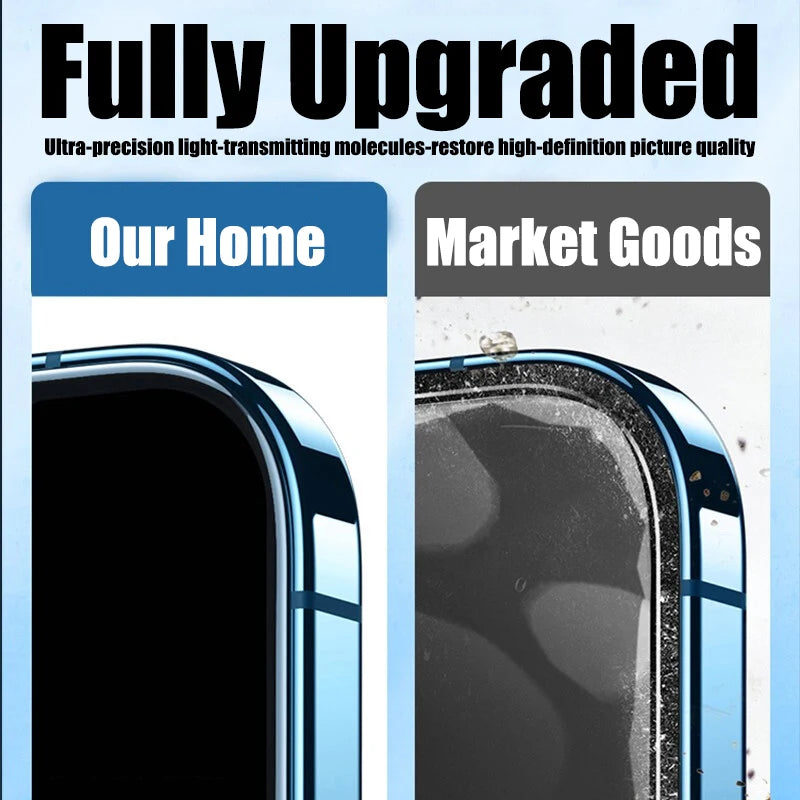 4PCS Tempered Glass for iPhone 11 12 13 14 15 Pro XR X XS Max Screen Protector on for iPhone 12 13 Mini 7 8 6 Plus SE Glass - THOOBO!