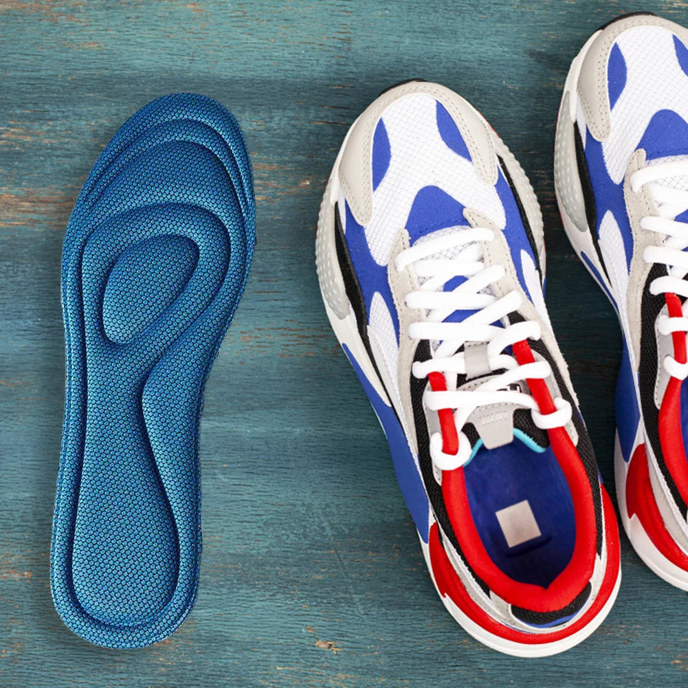 Shoe Insoles Breathable Arch Support Insoles Sweat Absorption Deodorant Insoles Massage Soft Insoles for Working Walking - THOOBO!