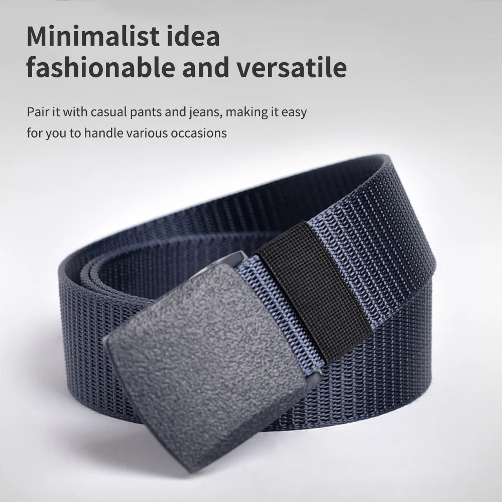 Checkpoint Ghost – Cut-to-Fit Tactical Travel Belt with Plastic Steel Buckle (No Beeps, Just Swagger) - THOOBO!