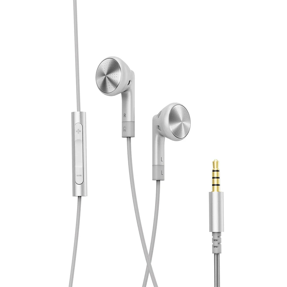 FiiO FF1 3.5mm HIFI Music Wired Bass Earbud 14.2mm Dynamic HD Microphone Earphone for Gaming Meeting Video