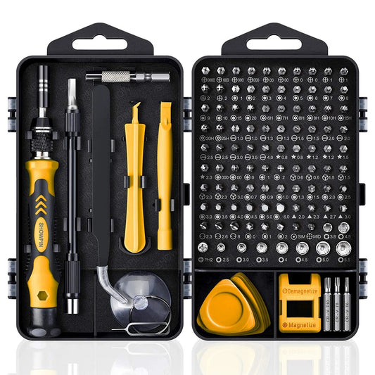 Bit Happens – 25-in-1 Magnetic Screwdriver Wallet Set for Tiny Tech Repairs & Big Fix Energy by WOZOBUY