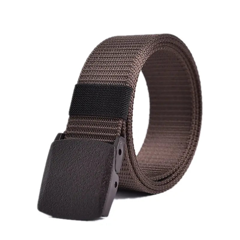 Checkpoint Ghost – Cut-to-Fit Tactical Travel Belt with Plastic Steel Buckle (No Beeps, Just Swagger) - THOOBO!