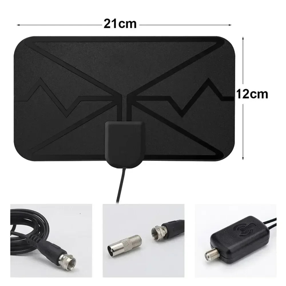 HDTV Hero 3600 – Digital TV Antenna with Supercharged Signal Boost & 3600-Mile Range (Indoor, USB-Powered, 4K-Ready)
