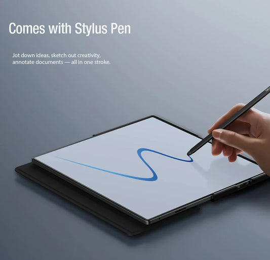 Nillkin for Samsung Galaxy Z Fold 7 5G Case Qin Flip Leather Case Luxury With Customs S-Pen 360 Protection Cover