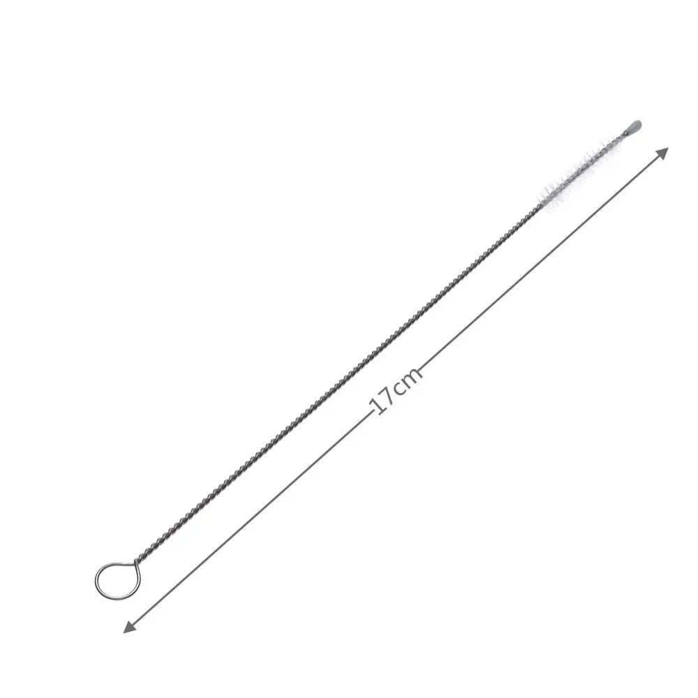 Sip Happens Stainless Steel Telescopic Straw Set – Collapsible, Portable, Eco-Friendly with Cleaning Brush & Travel Case