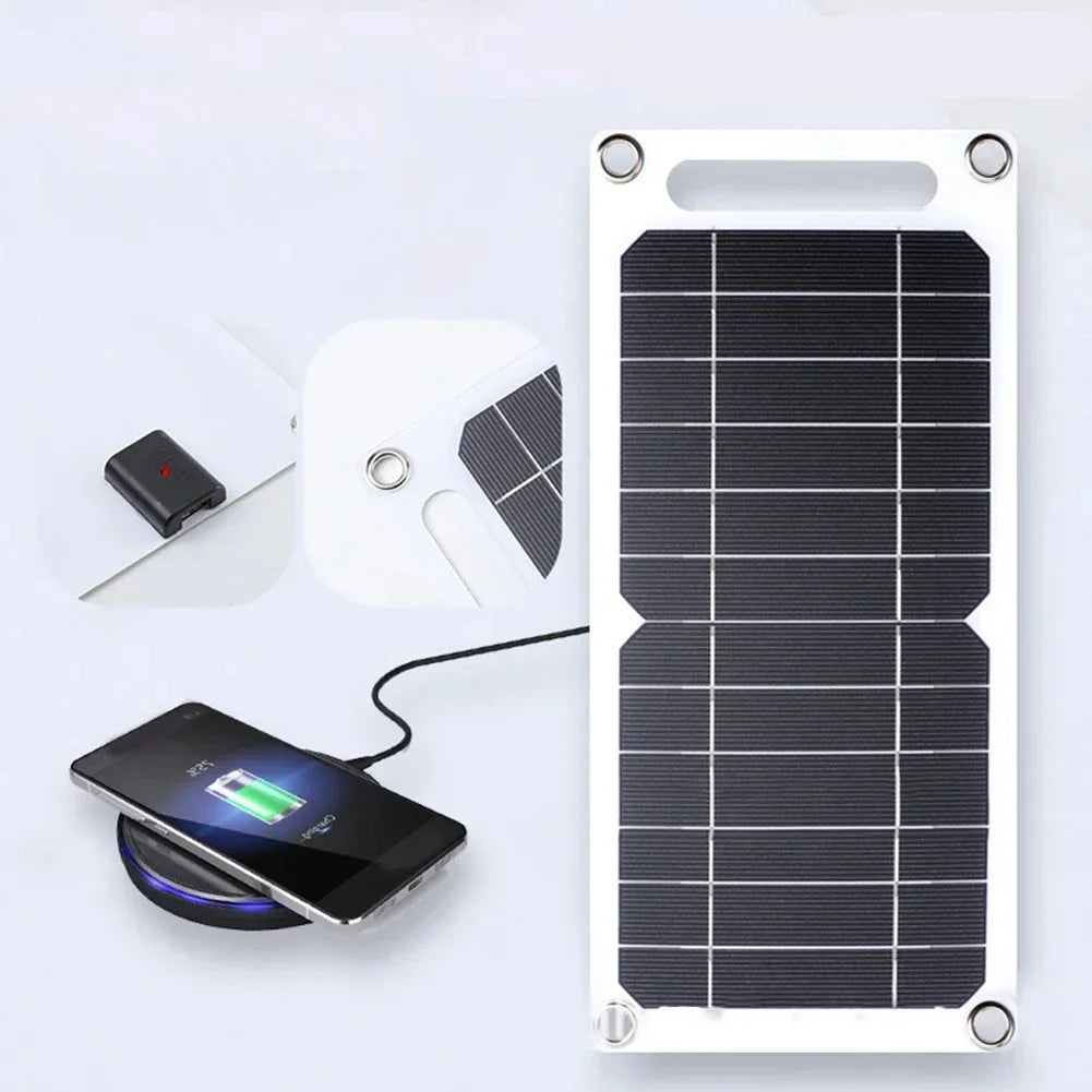 35W Sunpower Portable Solar Panel 5V Solar Plate WithUSB Safe Stabilize Charger ForPower Bank Phone Outdoor Camping Home RV Gift - THOOBO!