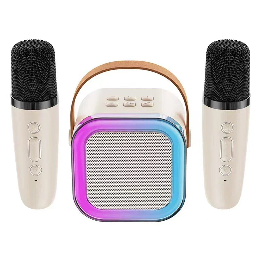 K12 BeatBox Portable Bluetooth Karaoke System – Family Party Speaker with Wireless Mic Fun for Kids & Grownups - THOOBO!