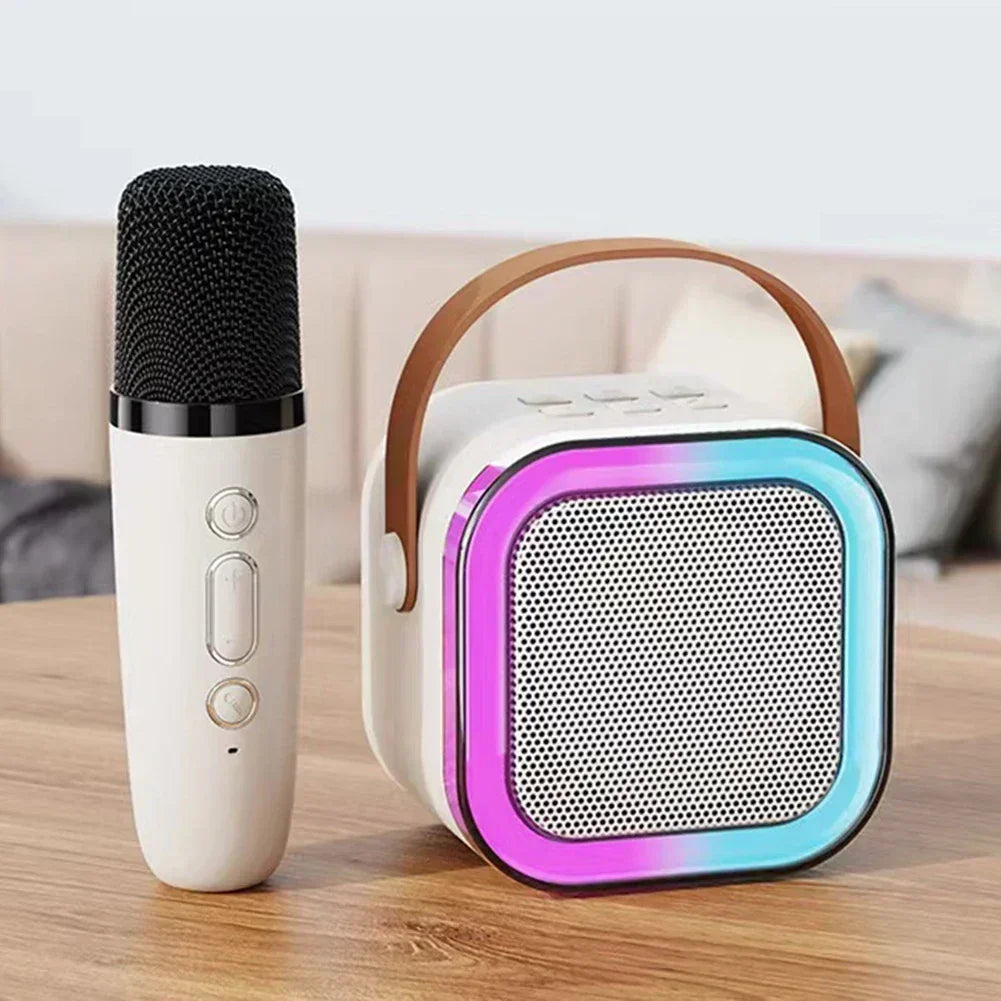 K12 BeatBox Portable Bluetooth Karaoke System – Family Party Speaker with Wireless Mic Fun for Kids & Grownups - THOOBO!