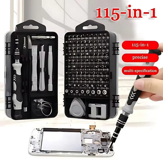115-in-1 Magnetic Precision Screwdriver Mega Kit – Fix What Others Fear, From Phones to PCs! - THOOBO!