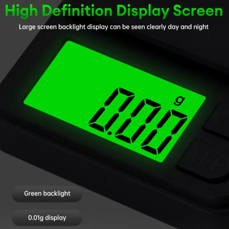 MicroMaster 1000 – Pocket Precision Scale for Food, Jewelry, Powders & Travel Weigh-Ins (0.1g Accuracy, 1000g Max)