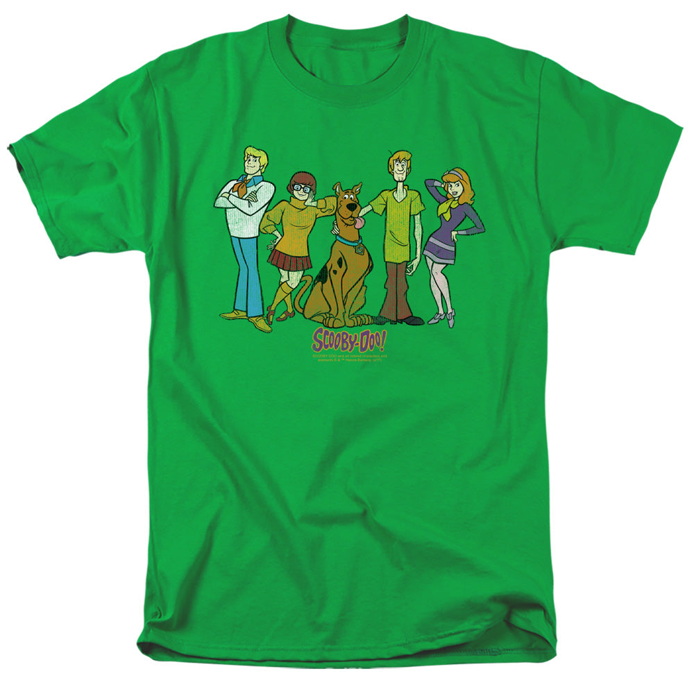 Scooby Doo Scooby Gang Mens T Shirt Kelly Green Officially Licensed