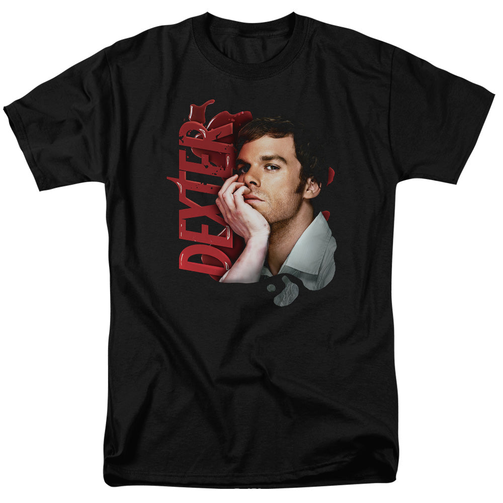 Dexter Layered Mens T Shirt Black Officially Licensed