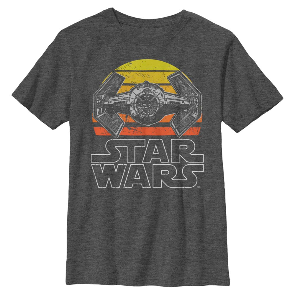 Star Wars Sunset Tie Boys Kids T Shirt