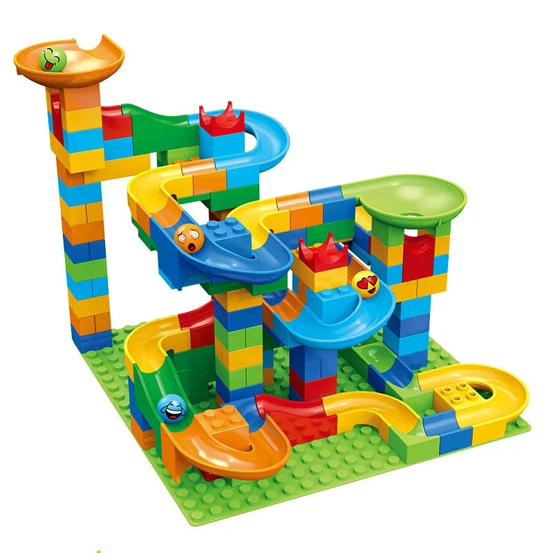 Children’s DIY Block Slide Toy – Educational Building Set for Kids