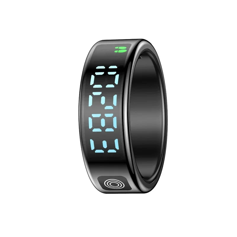 Smart Ring Multifunctional Health Tracker Heart Rate Blood Oxygen Monitor Brush Tiktok Waterproof Men Women Ring Sleep Fitness