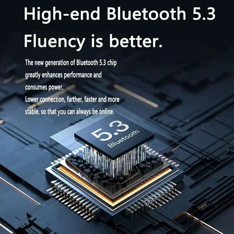 Original T2 Transparent Wireless Bluetooth Earphones with LED Power Display – HiFi Stereo Sound & Built-in Mic for Xiaomi and More - THOOBO!