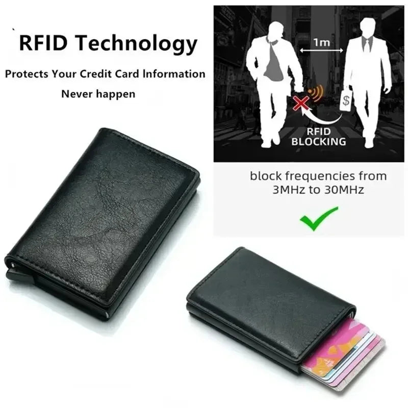 CEXIKA VaultPro – Large Capacity RFID-Blocking Carbon Fiber Magic Wallet for Men 💳🛡️ - THOOBO!