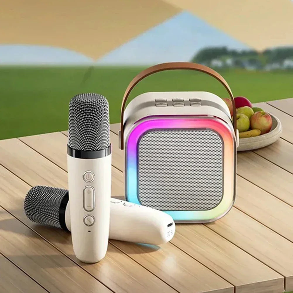 K12 BeatBox Portable Bluetooth Karaoke System – Family Party Speaker with Wireless Mic Fun for Kids & Grownups - THOOBO!
