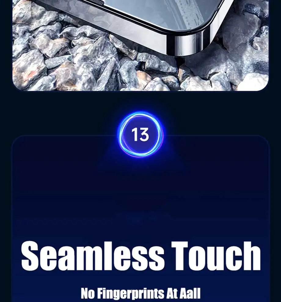 4PCS Tempered Glass for iPhone 11 12 13 14 15 Pro XR X XS Max Screen Protector on for iPhone 12 13 Mini 7 8 6 Plus SE Glass - THOOBO!