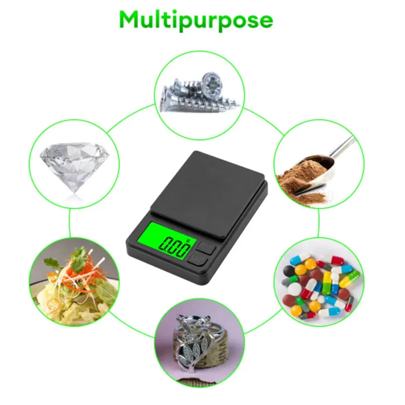 MicroMaster 1000 – Pocket Precision Scale for Food, Jewelry, Powders & Travel Weigh-Ins (0.1g Accuracy, 1000g Max)