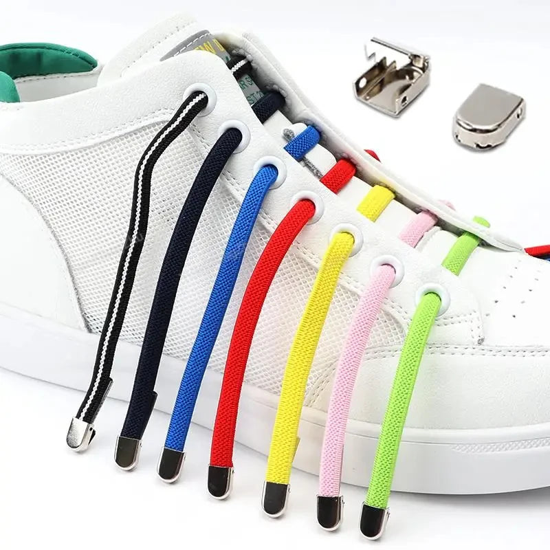 SnapStride Elastic No-Tie Shoelaces – Quick-Fit Laces for Sneakers, Kids & Adults - THOOBO!