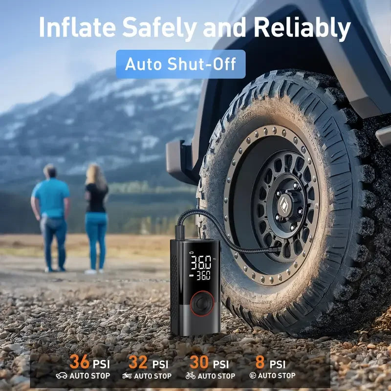 “Pump Commander Pro” Wireless Electric Air Compressor – Inflate Anything, Anywhere, Anytime