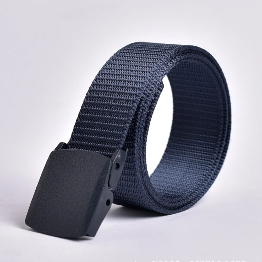 Checkpoint Ghost – Cut-to-Fit Tactical Travel Belt with Plastic Steel Buckle (No Beeps, Just Swagger) - THOOBO!