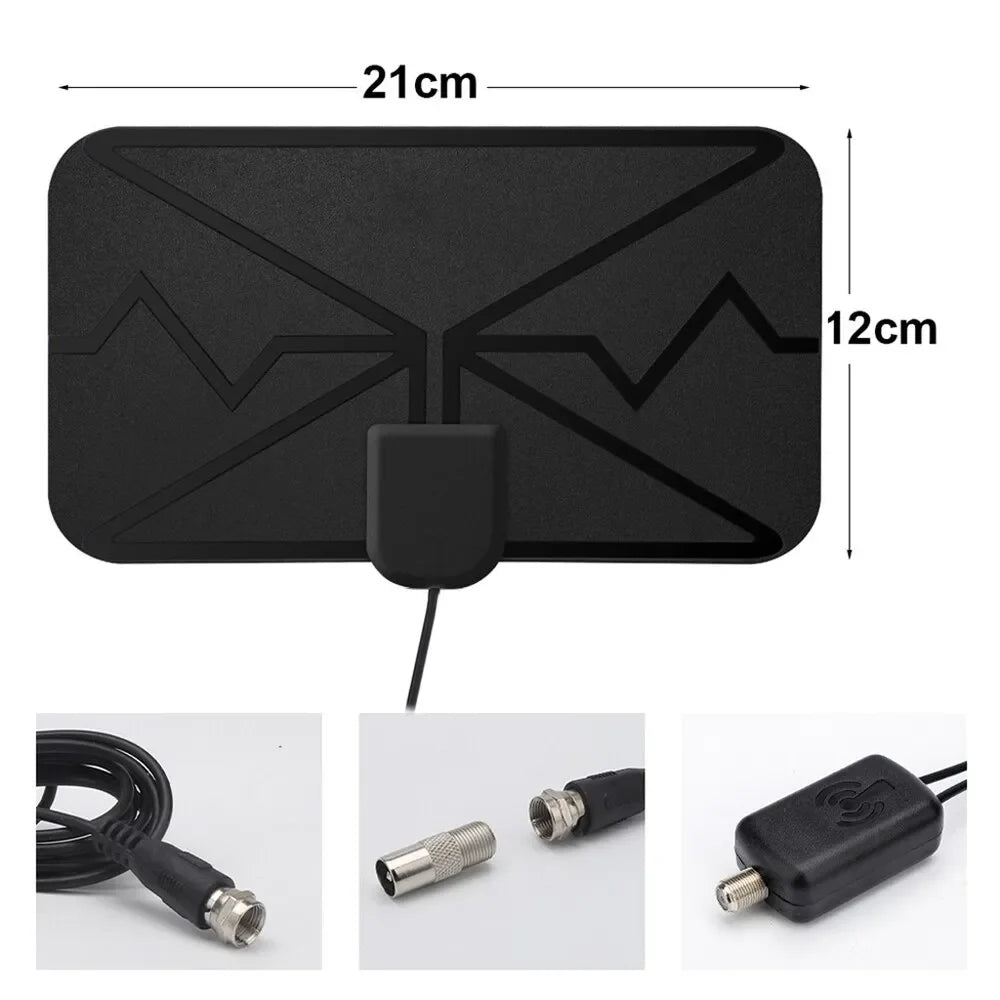 HDTV Hero 3600 – Digital TV Antenna with Supercharged Signal Boost & 3600-Mile Range (Indoor, USB-Powered, 4K-Ready)