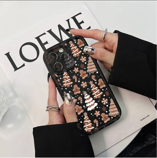 Merry Christmas Tree Gift Case For Google Pixel 8A 7A 9 Pro XL 7 8 PRO 7Pro Pixel7A Phone Casing Solid Color Soft TPU